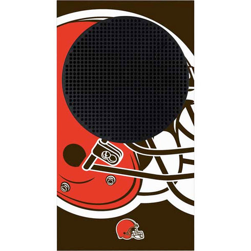 NFL Cleveland Browns Large Logo Xbox Series S Console Skin